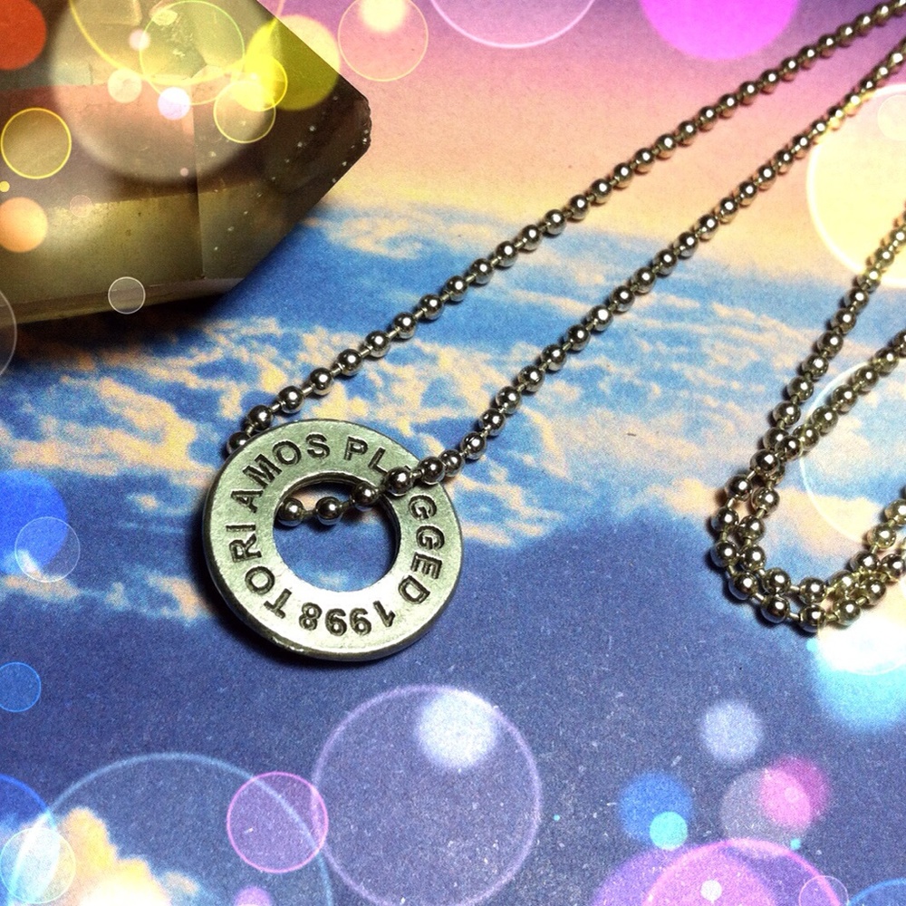 Very rare Tori Amos 1998 Plugged tour necklace